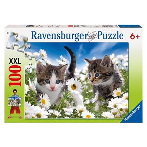 Ravensburger (10612) - "Kitty and Daisies" - 100 pièces