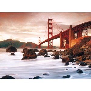 Clementoni (30105) - "San Francisco, At the Foot of the Golden Gate" - 500 pièces