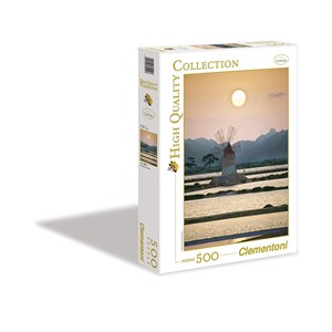 Clementoni (30102) - "Salt Evaporation Ponds in Italy" - 500 pièces