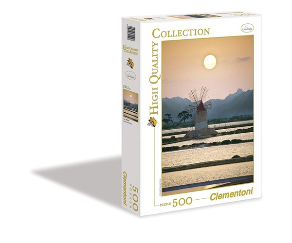 Clementoni (30102) - "Salt Evaporation Ponds in Italy" - 500 pièces