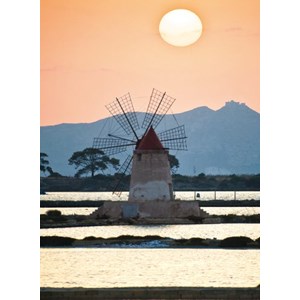 Clementoni (30102) - "Salt Evaporation Ponds in Italy" - 500 pièces