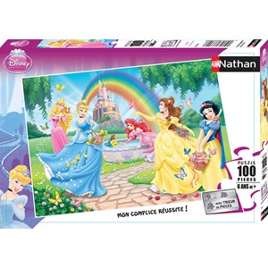 Nathan (86708) - "Le Jardin des Princesses" - 100 pièces