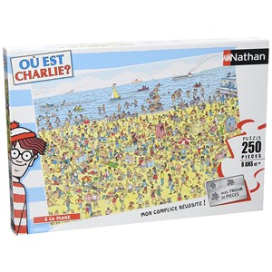 Nathan (86947) - "Where's Wally? Wally at the Beach" - 250 pièces