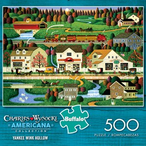 Buffalo Games (3713) - Charles Wysocki: "Yankee Wink Hollow" - 500 pièces