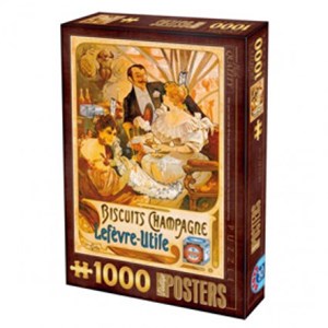 D-Toys (67555-VP05) - "Biscuits Champagne Lefevre-Utile" - 1000 pièces