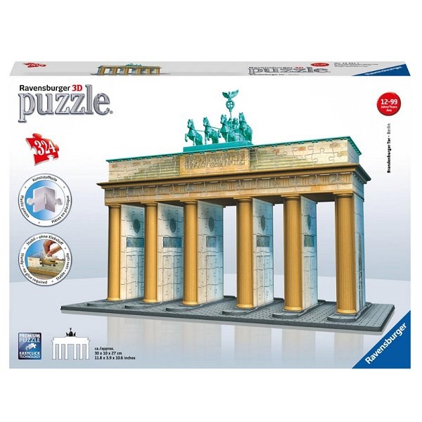 Ravensburger (12551) - "Porte de Brandebourg, Berlin" - 324 pièces