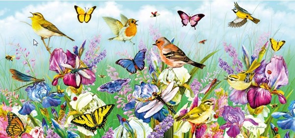 Gibsons (G4019) - "Butterflies and Blooms" - 636 pièces