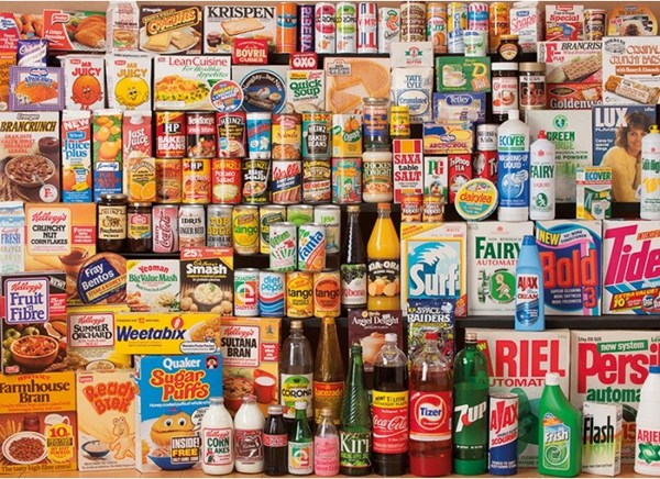 Gibsons (G7034) - "Le Panier de la Ménagère dans les Années'80" - 1000 pièces