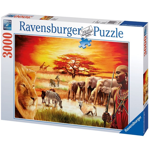 Ravensburger (17056) - "La fierté du Massaï" - 3000 pièces