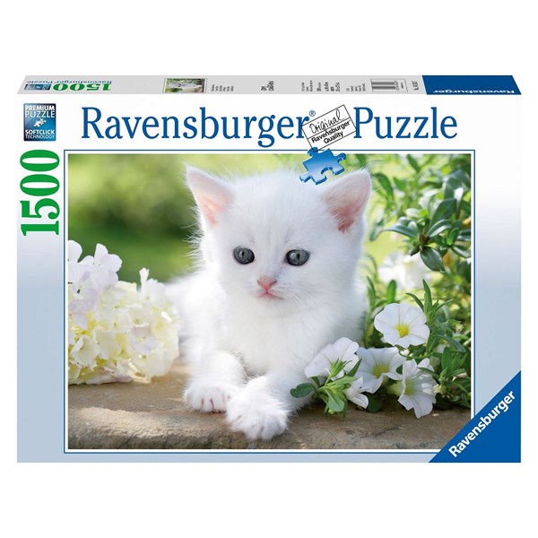 Ravensburger (16243) - "Chaton blanc" - 1500 pièces