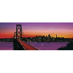 Ravensburger (15104) - "Oakland Bay Bridge, San Francisco" - 1000 pièces