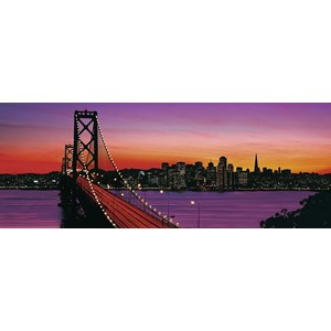 Ravensburger (15104) - "Oakland Bay Bridge, San Francisco" - 1000 pièces