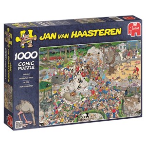 Jumbo (01491) - Jan van Haasteren: "Le Zoo" - 1000 pièces
