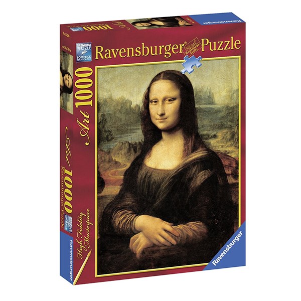 Ravensburger (15296) - Leonardo Da Vinci: "La Joconde" - 1000 pièces