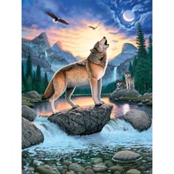 Ravensburger (15360) - "Hurlements de loup" - 1000 pièces