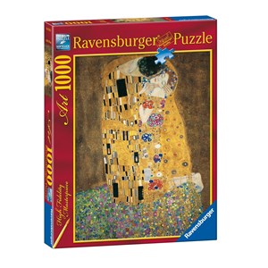 Ravensburger (15743) - Gustav Klimt: "Le Baiser" - 1000 pièces
