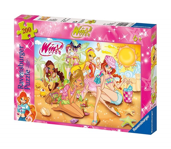 Ravensburger (12797) - "Winx, On the Beach" - 200 pièces