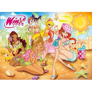 Ravensburger (12797) - "Winx, On the Beach" - 200 pièces