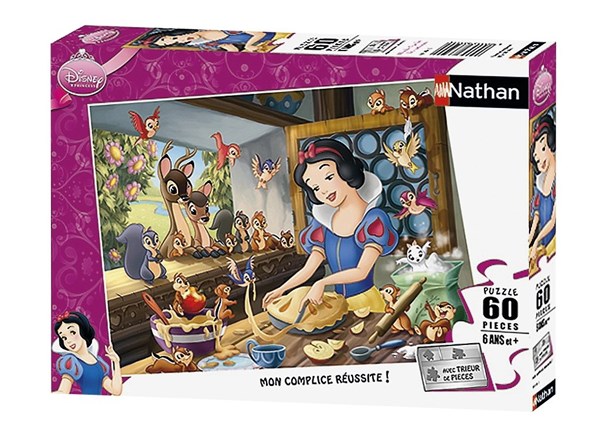 Nathan (86554) - "Blanche Neige fait de la Pâtisserie" - 60 pièces