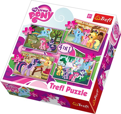 Trefl (34153) - "My Little Pony" - 35 48 54 70 pièces