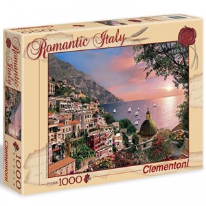 Clementoni (39221) - Dominic Davison: "Positano, Italy" - 1000 pièces