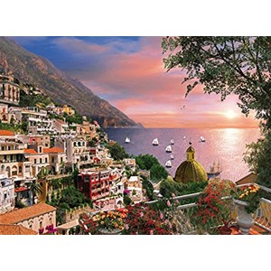 Clementoni (39221) - Dominic Davison: "Positano, Italy" - 1000 pièces