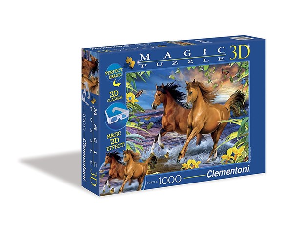 Clementoni (39222) - Howard Robinson: "Romantic Ride" - 1000 pièces