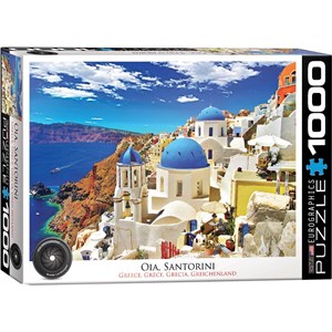 Eurographics (6000-0944) - "Santorin" - 1000 pièces