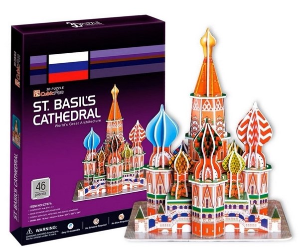Cubic Fun (C707H) - "Russia, Moscow, St. Basil the Blessed Cathedral" - 47 pièces