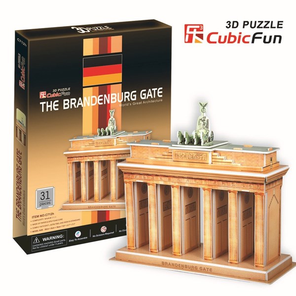 Cubic Fun (C712H) - "Allemagne, Berlin, Porte de Brandebourg" - 31 pièces
