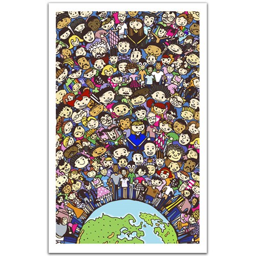 Pintoo (H1487) - "Une seule Terre, Une seule Famille" - 1000 pièces