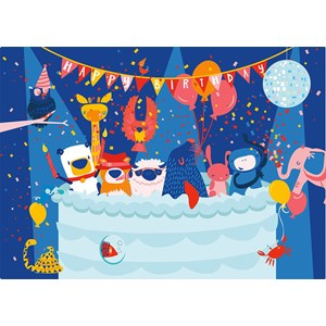 Buffalo Games (39605) - "Happy Birthday (Silly Street)" - 48 pièces