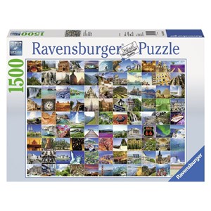 Ravensburger (16319) - "99 plus beaux endroits du monde" - 1500 pièces