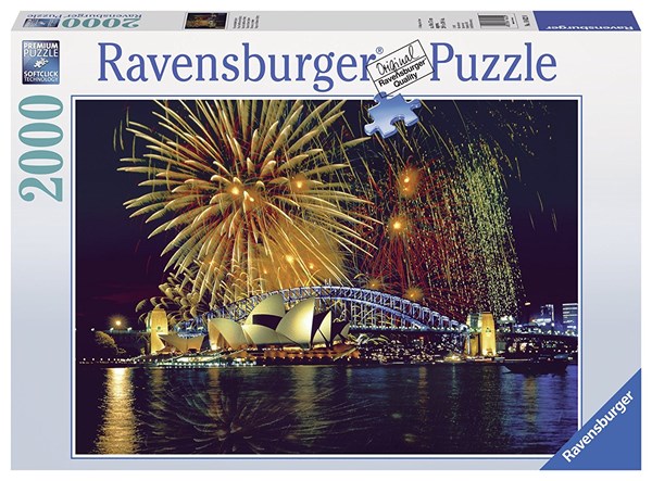 Ravensburger (16622) - "Australie, Feu d'artifice sur Sydney" - 2000 pièces