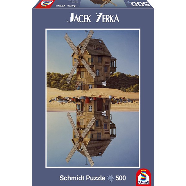 Schmidt Spiele (59510) - Jacek Yerka: "Reflection" - 500 pièces