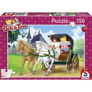 Schmidt Spiele (56051) - "Bibi and Tina, By carriage" - 150 pièces