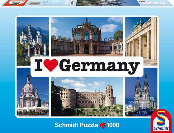 Schmidt Spiele (59280) - "I love Germany" - 1000 pièces