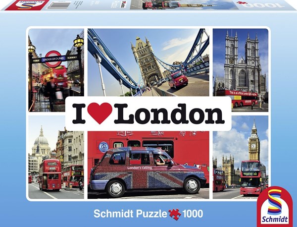 Schmidt Spiele (59283) - "I love London" - 1000 pièces