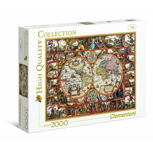 Clementoni (32551) - "Map of the ancient world" - 2000 pièces