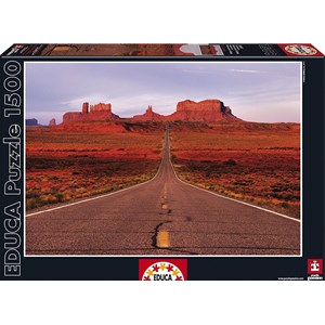 Educa (16007) - "Monument Valley Road" - 1500 pièces
