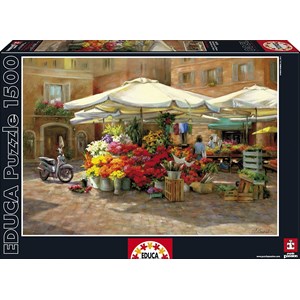 Educa (16010) - "Flower Market" - 1500 pièces