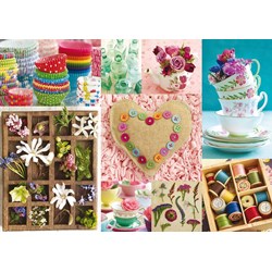 Ravensburger (19369) - "Flowers and colors" - 1000 pièces