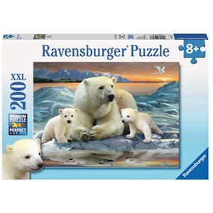Ravensburger (12647) - "Polar Bears" - 200 pièces