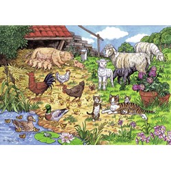 Ravensburger (08858) - "Farm animals" - 24 pièces