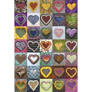 Educa (15967) - "Madalene's Hearts" - 500 pièces