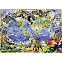 Ravensburger (19385) - Howard Robinson: "World of Wildlife" - 1000 pièces