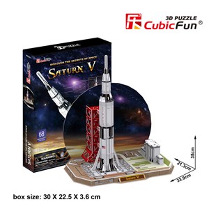 Cubic Fun (P653H) - "Saturn V" - 68 pièces