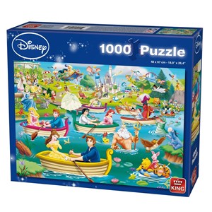 King International (05260) - "Disney, Fun on The Water" - 1000 pièces