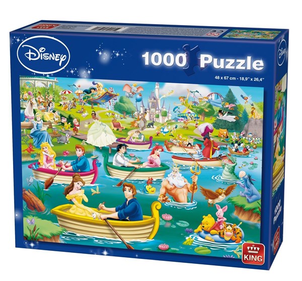 King International (05260) - "Disney, Fun on The Water" - 1000 pièces