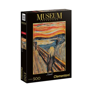 Clementoni (30505) - Edvard Munch: "The Scream" - 500 pièces
